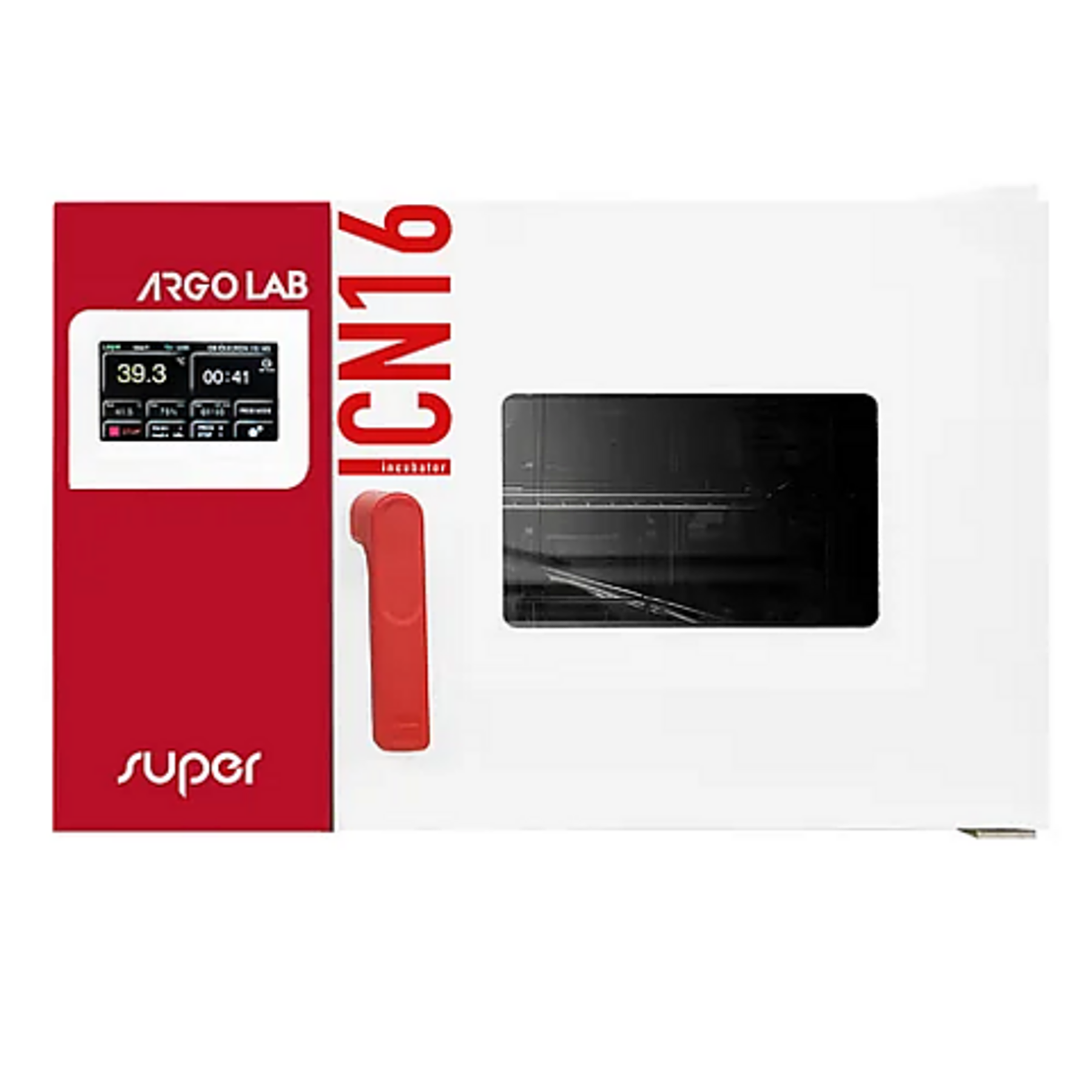 Incubadora ICN 16 SUPER NEW de aire natural, capacidad 16 L, con pantalla táctil