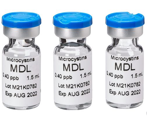 Solución para Estudio de MDL de Microcistinas, 0.4 ppb, 1 mL, 3 viales
